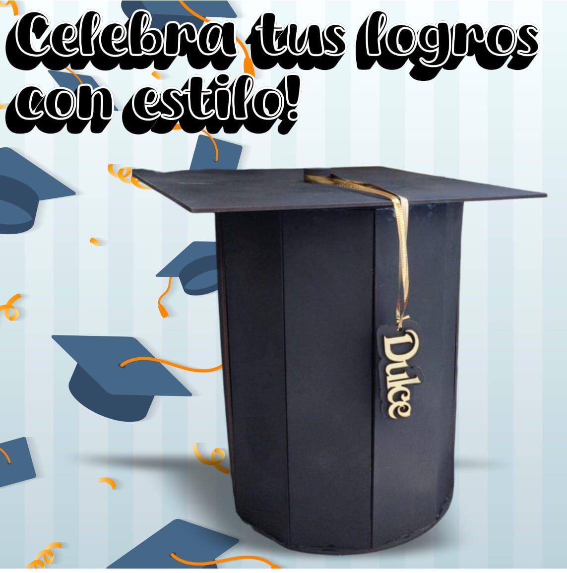 Caja MDF Graduación