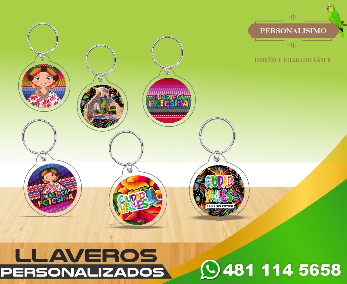 Llaveros personalizados