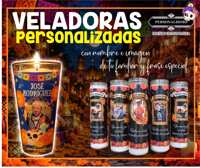 VELADORAS PERSONALIZADAS